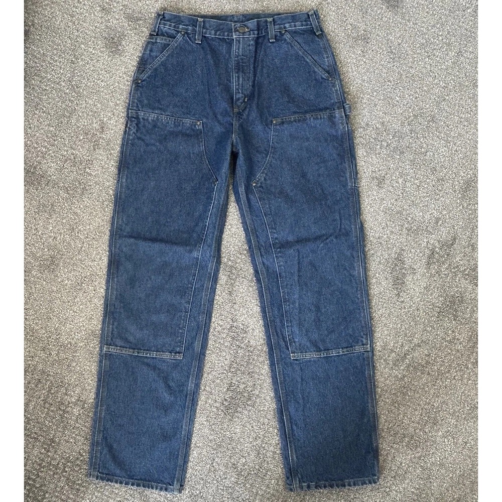 Vintage Carhartt B73 DST Double Knee Carpenter Jeans~ Mens 36x36 Straight Denim